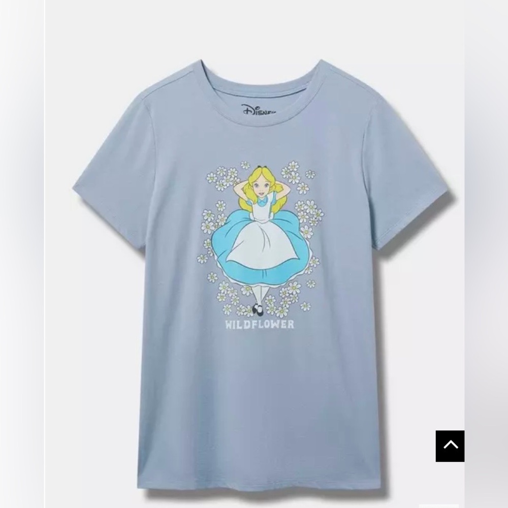 Alice in Wonderland Classic Cotton Crew
Tee  Size 4X